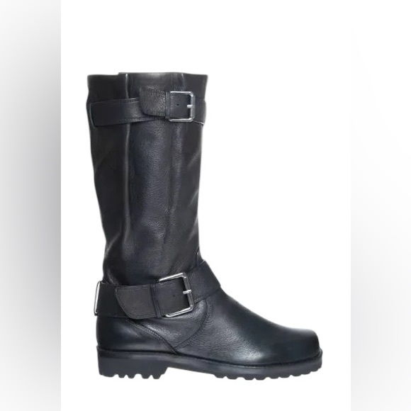 gentle souls Shoes - Gentle Souls Buckled Up Flat Knee High Leather Boots size 8